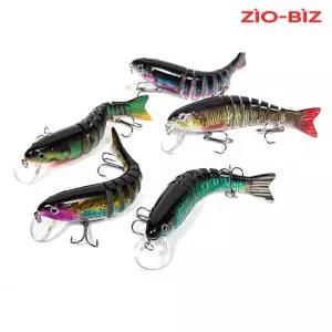 8단 관절 베이트 5종세트/루어낚시 미끼 에기 미노우 손피싱