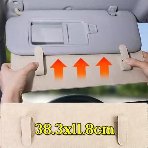 호환상품 차량용 햇빛 가리개 확장 패널 가벼운 스웨이드 소재 눈부심 방지 시야 차단 없는 커버 플레이트