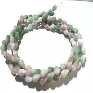 제네릭 내추럴 칼세도니 티어 스 8x12mm 루즈 비드 12인치 줄 보석 제작용 사랑받는 분들을 위한 선물 중간