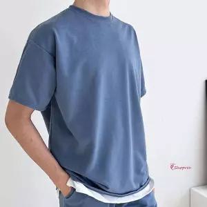 남자 잘안구겨지는 데일리 반팔티 집 스판 스판집opq888