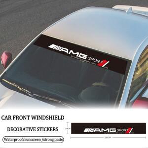 자동차 앞뒤 유리창 스티커 AMG CLA W203 W211 GLC 용 액세서리