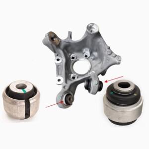 BMW 호환 호환 5 시리즈 G30 G31 G38 리어 서스펜션 브래킷 고무 슬리브 520I 컨트롤 암 플렉시블 부싱