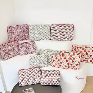 스프링 가방 보호 신 태블릿 플라워 파우치 패드 쿠션 쿠션신mno596