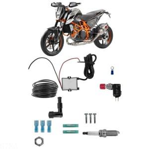 호환상품 바이크 오토바이 수정 부품 배기 화염 키트 BFTKAFK-단일 방사기  설치 단일