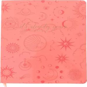 그래 가죽 저널 매니페스트 디자인 종이 노트북 다이어리 기록된 월과 날짜 나열 훌륭한 선물 192줄 리본