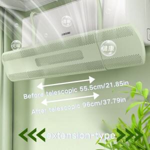 조정 가능 안티 직접 부는 걸이에어컨 바람 디플렉터 홈 오피스 용개폐식 방패