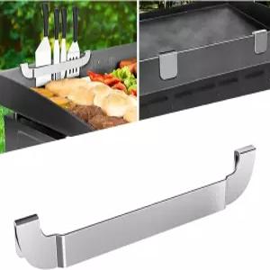 10인치 그리들 주걱 홀더 자석 디자인 스테인리스 스틸 그릴 바비큐 도구 랙 블랙스톤 플랫 탑 및 기타