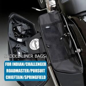 인디언 치프테인/챌린저 바이크 오토바이 러기지 탑 케이스 박스용 새들백 라이너 가방 로드마스터 퍼슈트