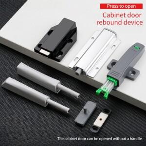 Rebound Device Push To Open System Damper Buffer For Cabinet Door Cupboard Catch Home Furniture Hard