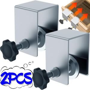 2/1PCS 캐비닛 문 장착 지그 프레임 클램프 가정용 숨겨진 스테인레스 스틸 지원 목공 도구