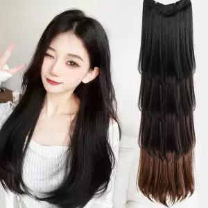 반가발 여성가발 헤어피스 스트레이트 U자형 OdE2+5Rgw