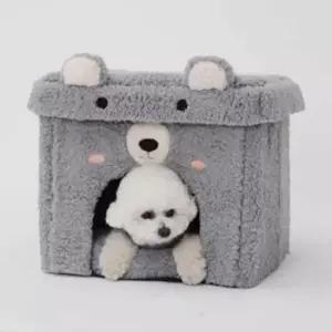 [반려] 반려견집 강아지 애완견방석 그레이 애견쿠션 하우스