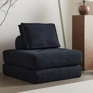 Swbvs 컨버터블 접이식 소파 침대 메모리 폼과 등받이가 있는 다기능 침목 - 휴대용 이불 의자 거실 침실