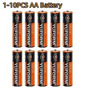 1-10개입 1.5V AA 일회용 알카라인 건전지 R6 LED 조명 장난감 MP3 카메라 플래시 면도기 CD 플레이어 무선