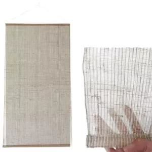 모시가리개 일식집 삼베발 조각보 천 차양막 여름 마소재 끈형 고리커튼 창문 행잉