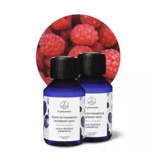 프랑스 플로리하나 천연 유기농 라즈베리씨 캐리어오일 100ml X 2개 피부 모발 마사지용