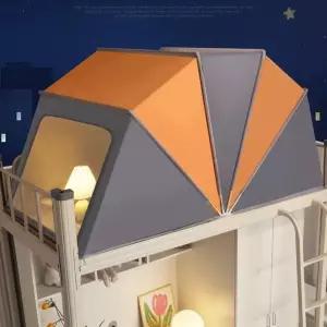 1인용 수면 텐트 실내 블루 접이식 벙커 기숙사 숙면 암막 차광 일반 싱글 80