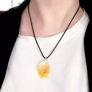 원석 펜던트 목걸이 Gkm7+2kOL