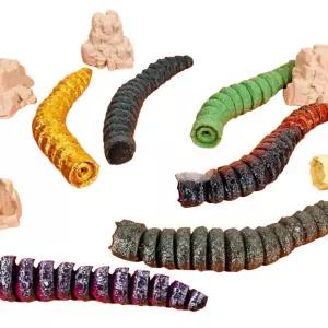 3D 프린터 움직이는 다관절 프린팅 장난감 사막 거머리 지렁이 샌드웜 소형1