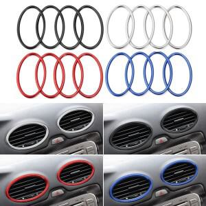 호환상품 자동차 에어컨  콘센트 장식 원형 링 스티커 포드 포커스 2 MK2 2005-2013 액세서리