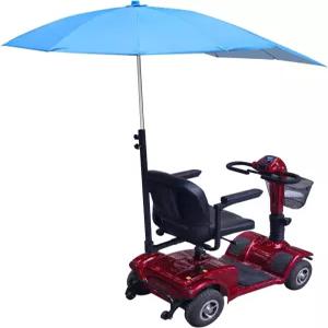 모빌리티 스쿠터용 선쉐이드 캐노피 - 자외선 및 비 차단 전동 휠체어 우산(1인치 x 1인치 히치 리시버가