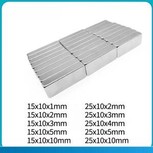 25x10x5mm  블록 자석 냉장고 사무실 DIY용 25x10x3