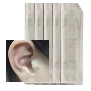 투명 귀 침 지압 패치 혈자리 이어 테라피 이혈 기석 DUw6+6Arr