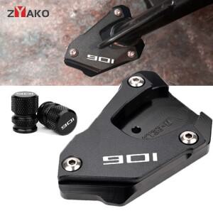 허스크바나 901 노르덴 Norden901 2022-2025 2024 바이크 오토바이 액세서리 킥스탠드 풋 사이드 확장 패드