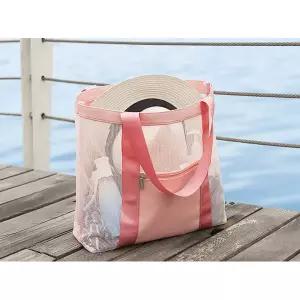 하계 숄더백 방수 [개미물류] 가방 비치백 패션 해변 젤리백 수영장 메쉬토트백 그물 장바구니 바캉스룩