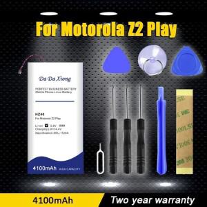 모토로라 모토 Z2 플레이 배터리용 HZ40 듀얼 SIM T1710-11 XT1710-08 4100mAh