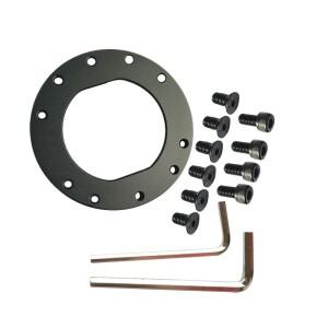 스티어링 휠용 Fanatec QR2 어댑터 플레이트70mm 구멍 간격 알루미늄 합금 소재 CNC 가공 및 양극 처리.