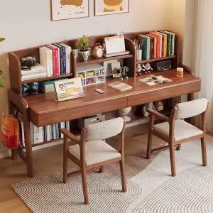 쌍둥이책상 2인용 테이블 학생 공부방 더블 데스크탑