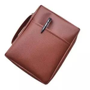 북파우치 성경책 커버 가죽 책표지 지퍼형