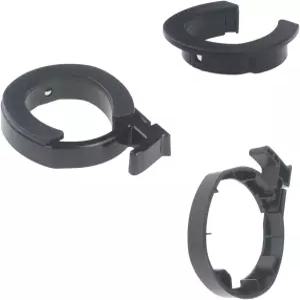 YehVeh 2팩 전동 스쿠터 핸들바 포스트 클램프 교체 접이식 프론트 스템 가드 링 잠금 퀵 릴리스 클립