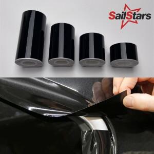 호환상품 3/5/7/10cm 블랙 글로시 비닐 스트라이프 필름 자동차 데칼 (차량 내부 후드 루프 문용) 자가 접