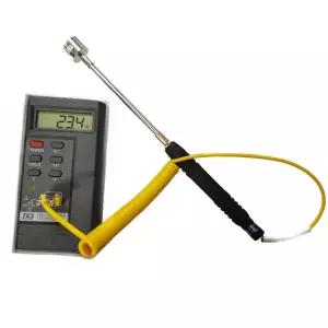 접촉온도계 금속 표면 산업용 디지털 금형 휴대용 온도측정 프로브 열전대 직선