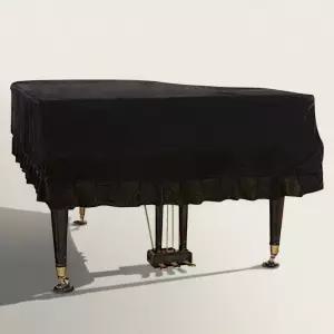 그랜드 피아노 커버 방진 의자 대형 먼지 관리 가리개 벨벳