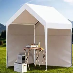 행사 텐트  야외 방수 그늘막 천막 접이식 캐노피 블루 주차장 이동식 캠핑 쉘터