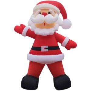 크리스마스 산타 조명 풍선 에어 모형 인형 벽타는 2m 벌룬
