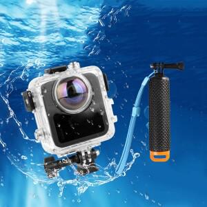 플로팅 핸드 그립 방수 셀카봉 고프로 맥스 2 다이브 케이스 하우징 보호 카메라 액세서리