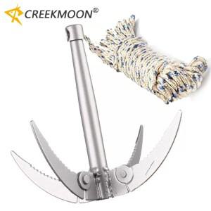 호환상품 4개의 발톱 모양 앵커 낫 접이식 수초 제거기 잡초 수생 식물 절단기 날카로운 칼 낚시 용품