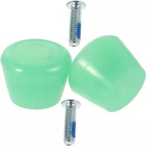 밀리스텐 롤러 스케이팅 토 인라인 제어력 향상을 위한 쿼드 스케이트용 1쌍 PU 소재 브레이크 패드 멈춤