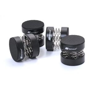Audiophile 충격 스파이크 스프링 댐핑 패드 HIFI 스탠드 피트 스피커 오디오 CD 앰프 풋 단일 제품 무게 1