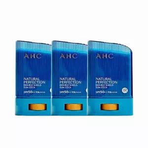 [NS홈쇼핑]AHC 내추럴 퍼펙션 더블 쉴드 선스틱 (파랑색) 14g (SPF50+)(1+1+1)..[35843701]