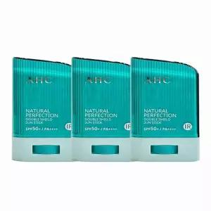 [NS홈쇼핑]AHC 내추럴 퍼펙션 더블 쉴드 선스틱 (초록색) 14g (SPF50+)(1+1+1)..[35843704]