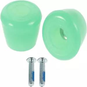 밀리스텐 롤러 스케이트 토 더블 로우 PU 잼 플러그 1쌍 쿼드 스케이팅 액세서리에 적합한 브레이크