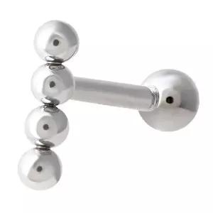 [NS홈쇼핑][미니아트] 써지컬 스틸 쿼터볼 스틱 패션 피어싱 한쪽[35843800]