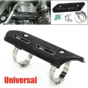 호환상품 범용 핏 자전거 바이크 오토바이 배기 머플러 파이프 열 차폐 발목 가드 커버 1 세트