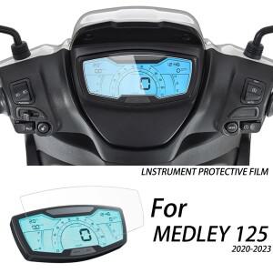 호환상품 피아지오 메들리125 바이크 오토바이 계기판 필름 액세서리 스크래치 클러스터 스크린 대시보드