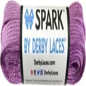 더비 신발 스케이트 부츠 롤러 하키 스 위한 라일락 퍼플 스파크 신발끈 묶다